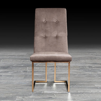 Cameron Rose Gold Elegant Dining Chair