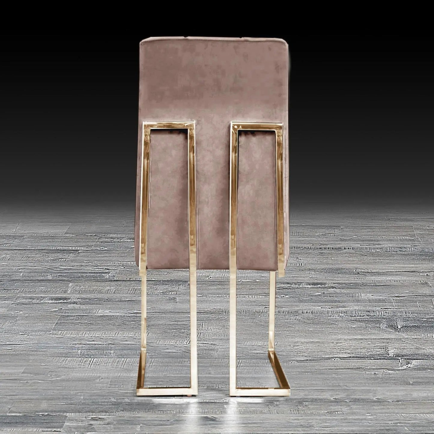 Cameron Titanium Gold Contemporary Dining Chair