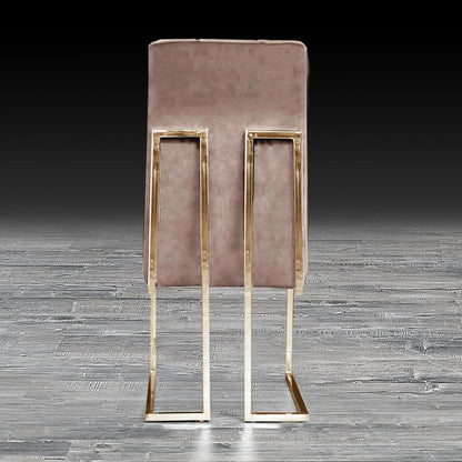 Cameron Titanium Gold Contemporary Dining Chair