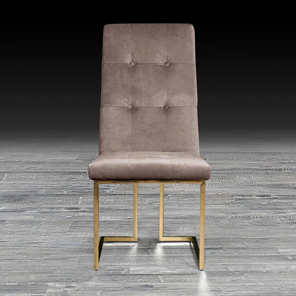 Cameron Titanium Gold Contemporary Dining Chair