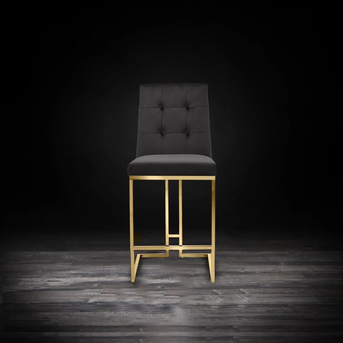 Cameron Counter Stool – Titanium Gold Finish