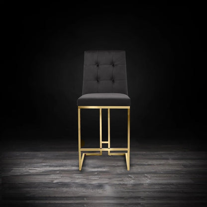 Cameron Counter Stool – Titanium Gold Finish