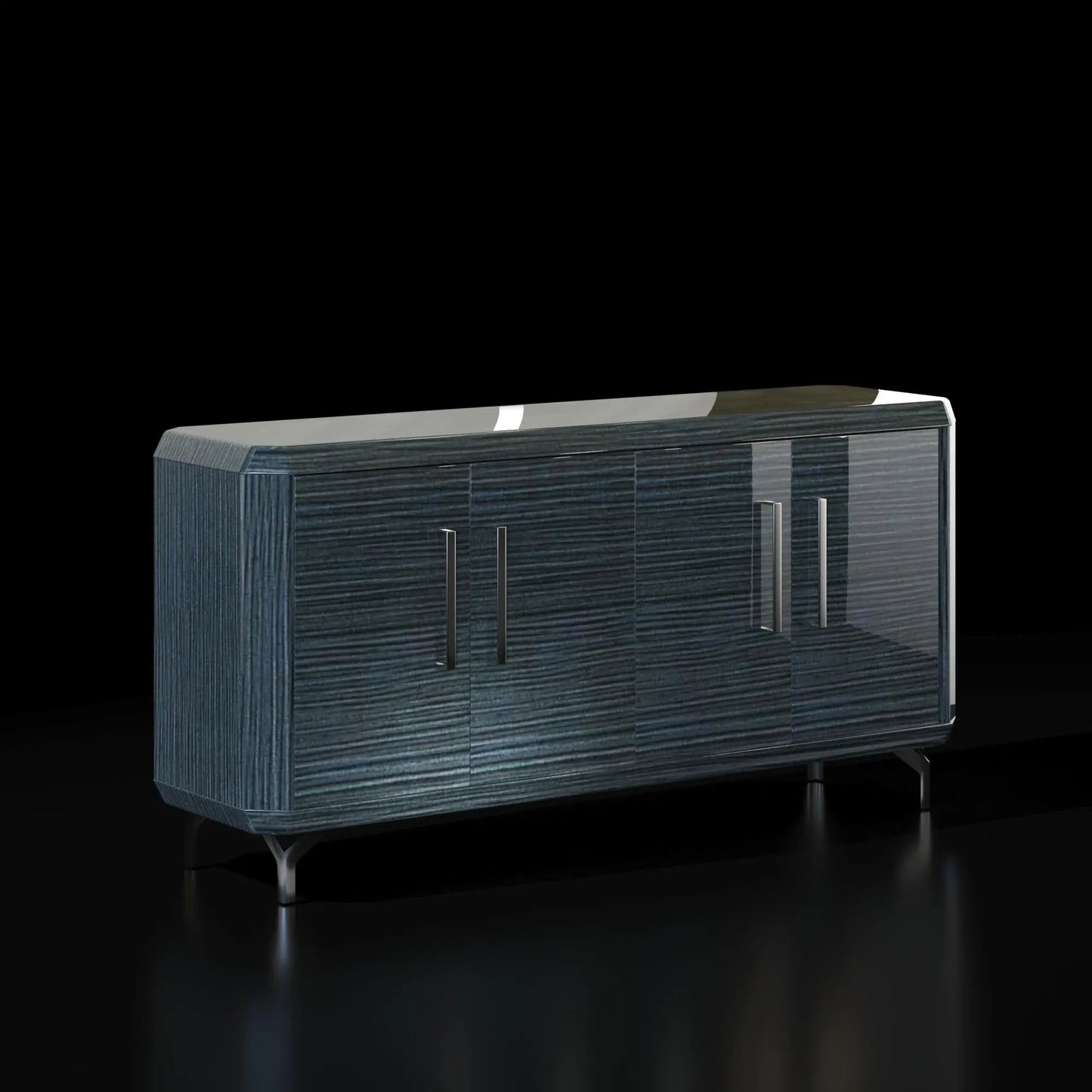 Capri Modern Buffet in Gray