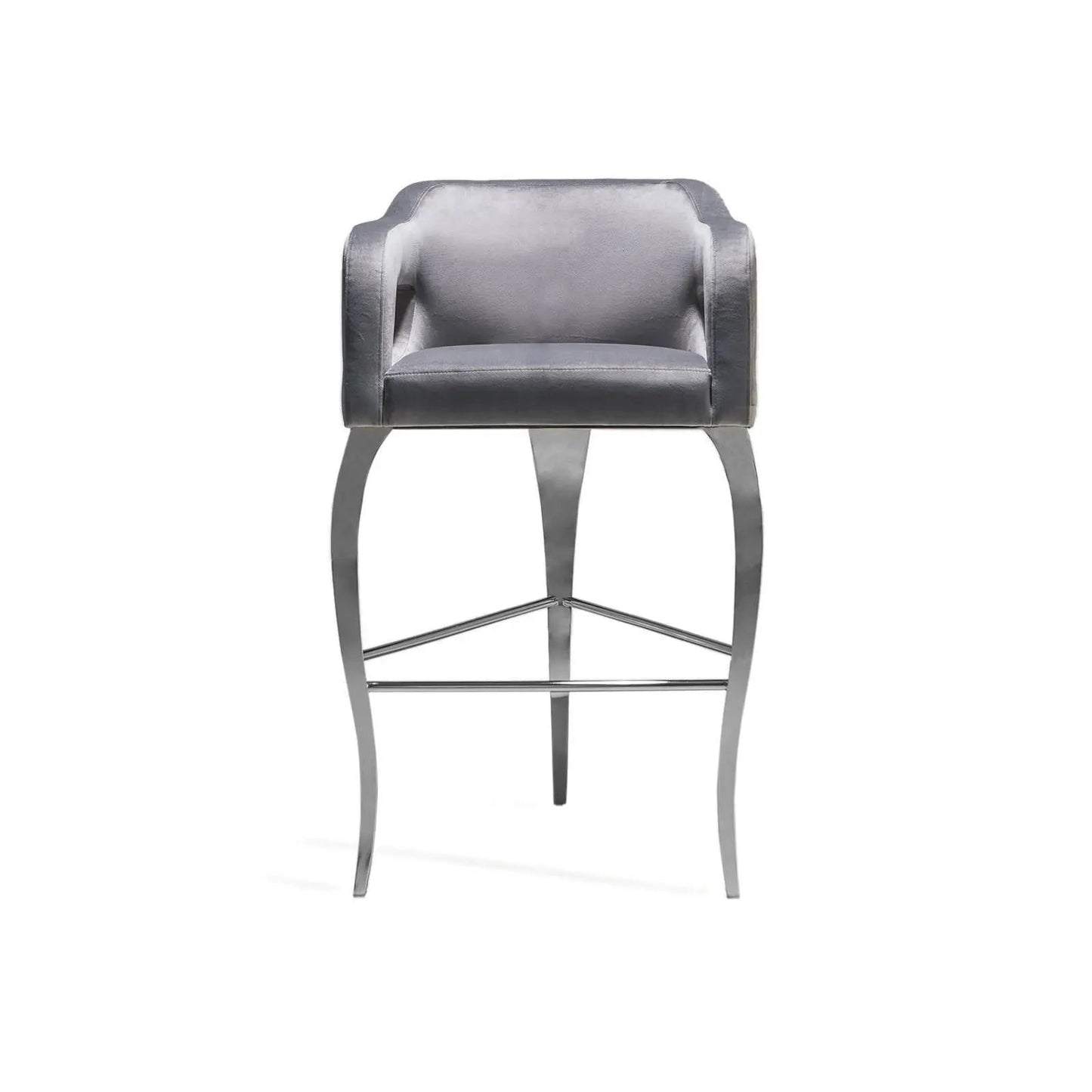 Caprice Silver Gray Bar Stool