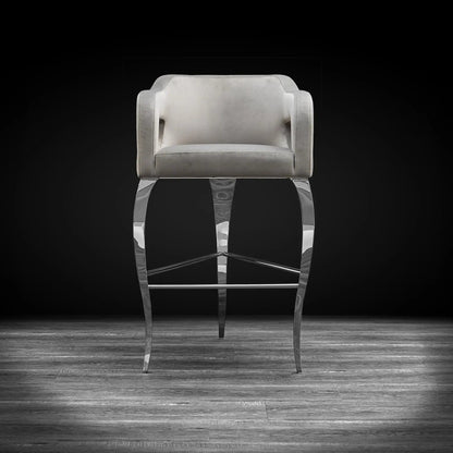 Caprice Bar Stool – Stylish Silver