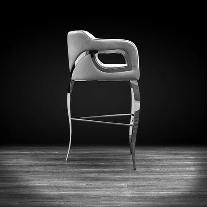 Caprice Bar Stool – Stylish Silver