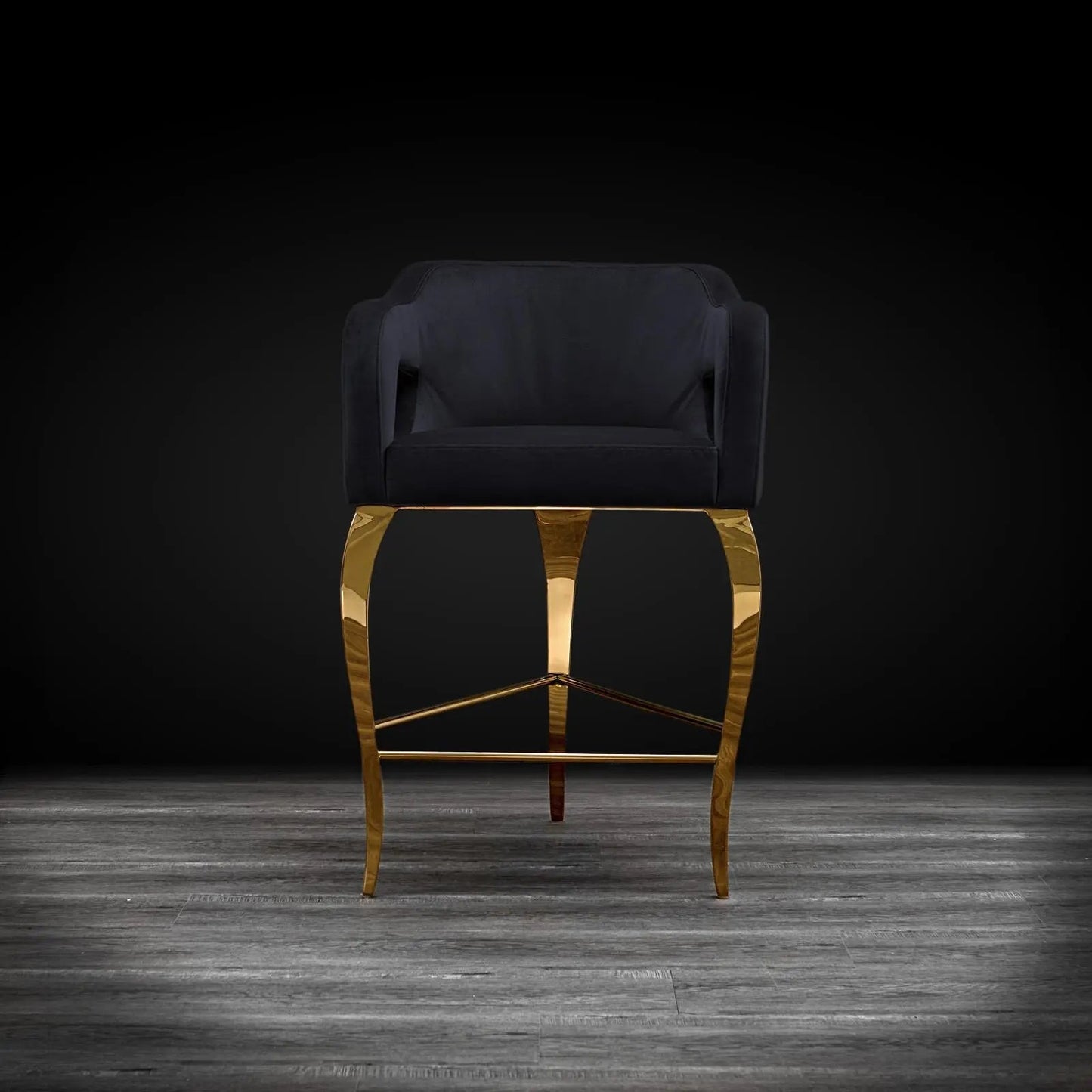 Caprice Gold Counter Stool | Modern Look