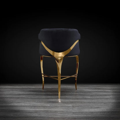 Caprice Gold Counter Stool | Modern Look