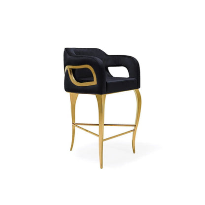 Caprice Gold Counter Stool | Modern Look