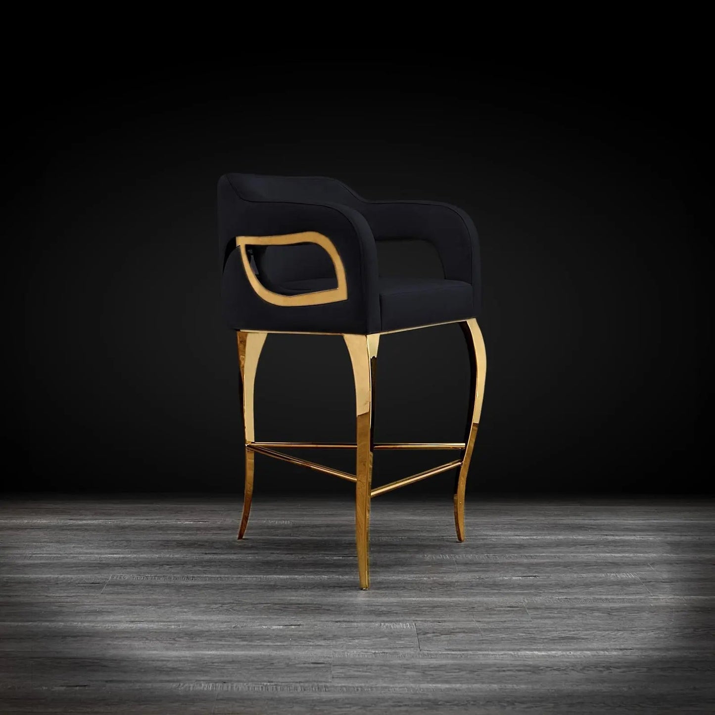 Caprice Gold Counter Stool | Modern Look