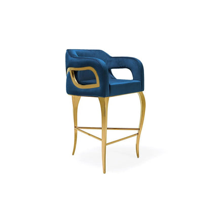 Caprice Gold Counter Stool | Modern Look
