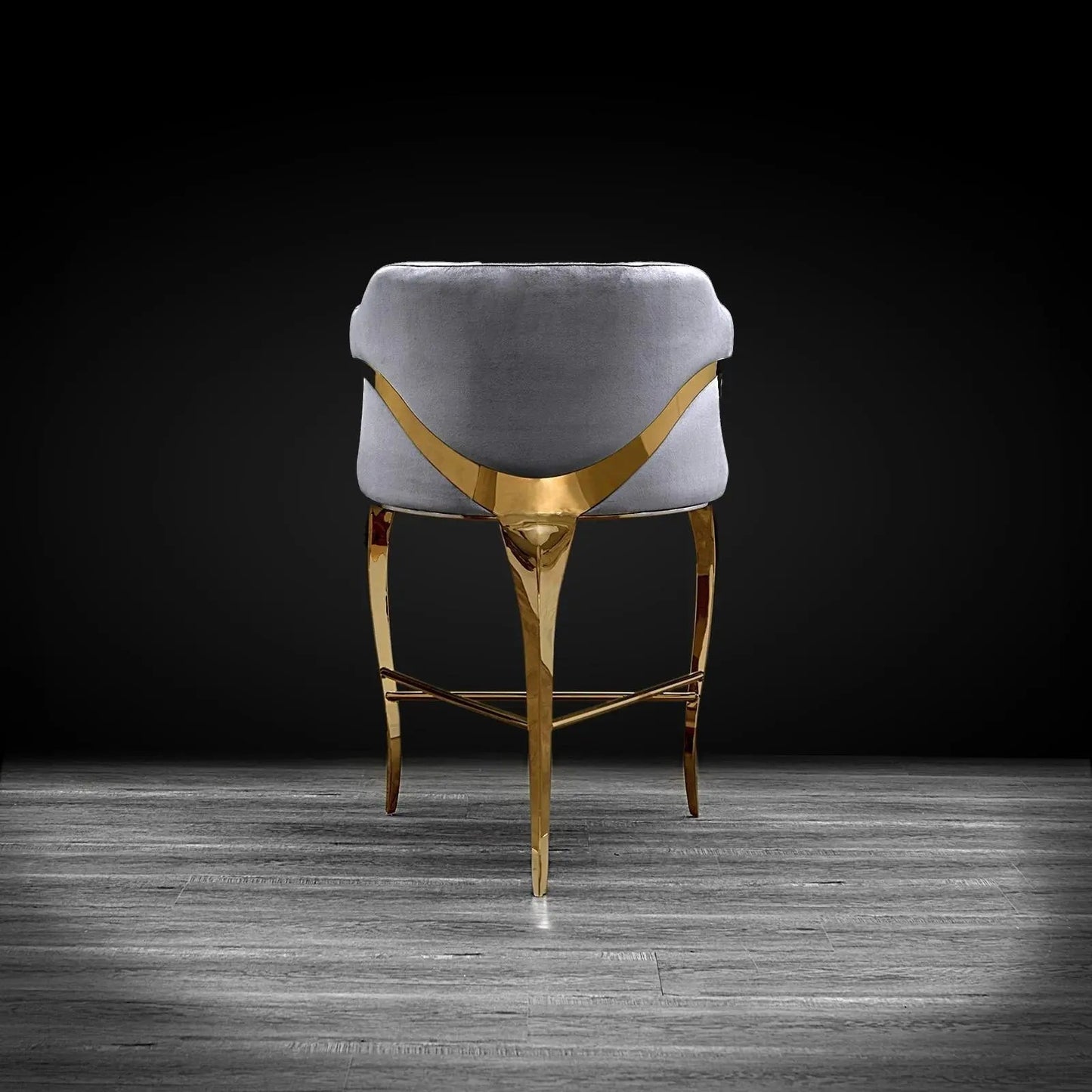 Caprice Gold Counter Stool | Modern Look