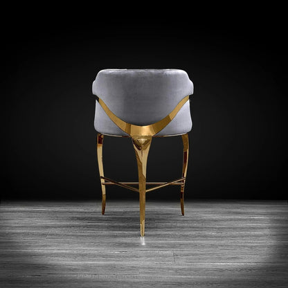 Caprice Gold Counter Stool | Modern Look