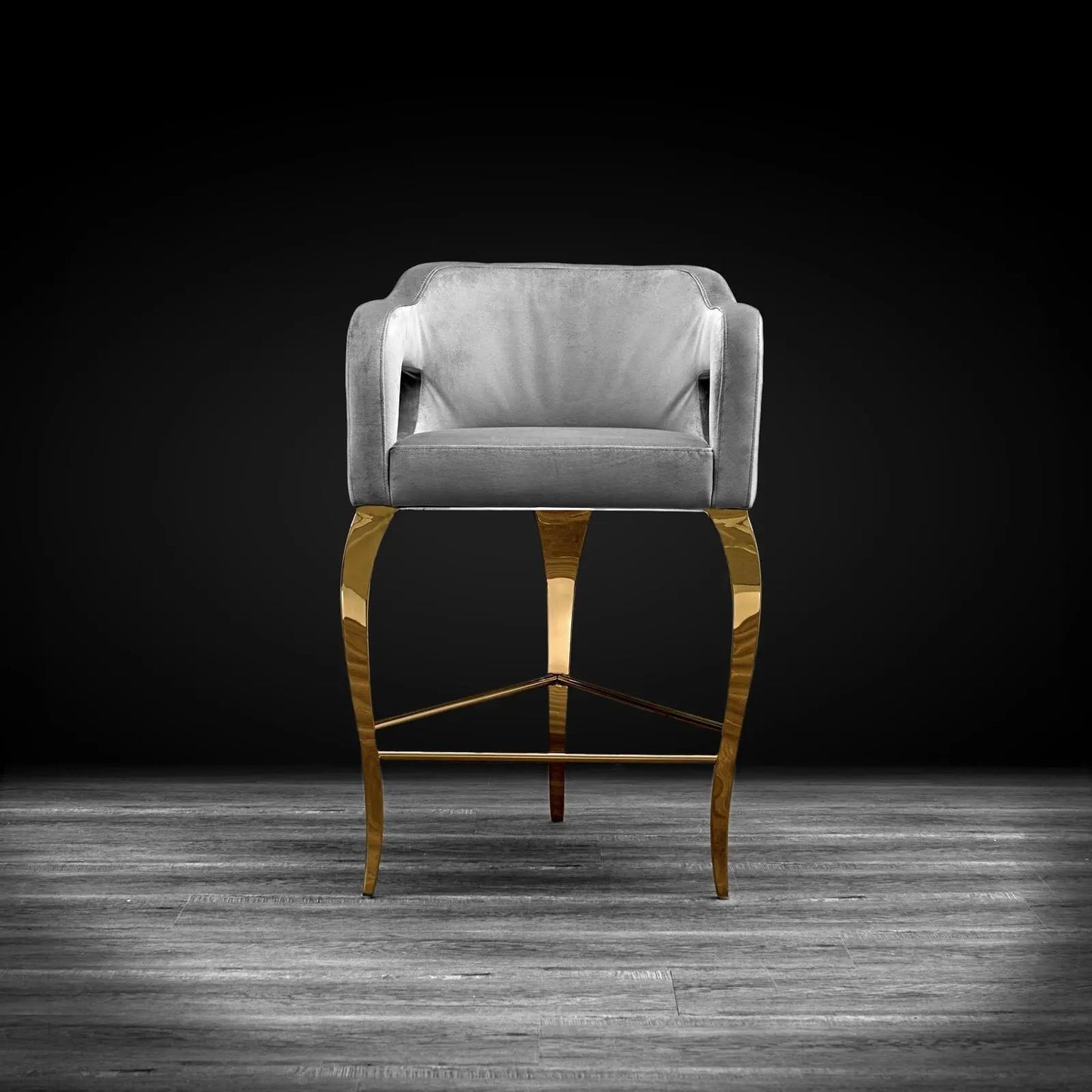 Caprice Gold Counter Stool | Modern Look