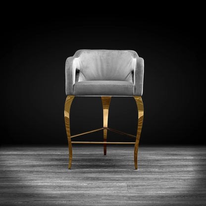 Caprice Gold Counter Stool | Modern Look