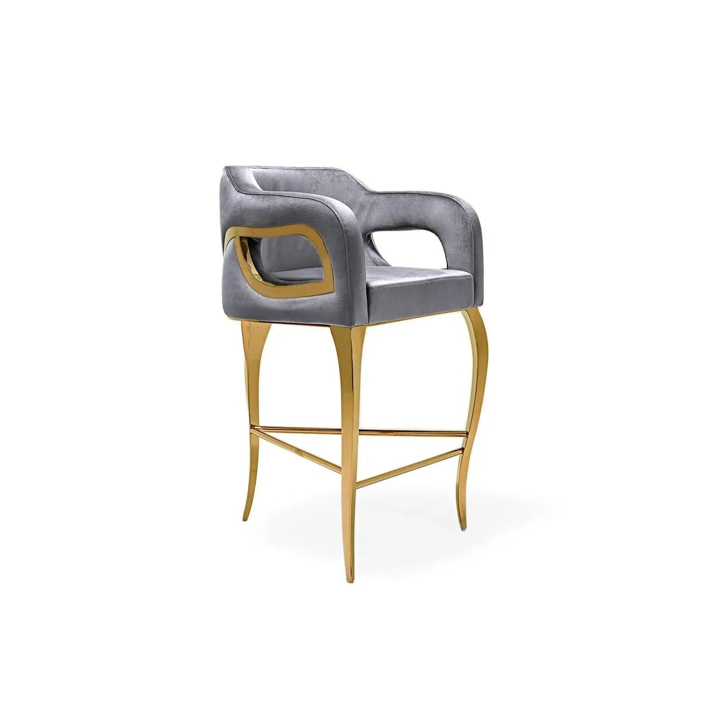 Caprice Gold Counter Stool | Modern Look