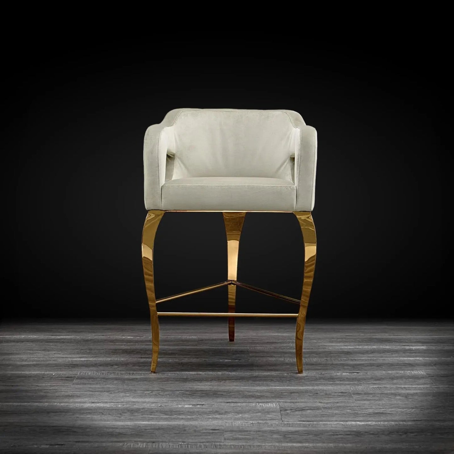 Caprice Gold Counter Stool | Modern Look