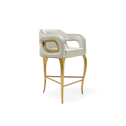 Caprice Gold Counter Stool | Modern Look