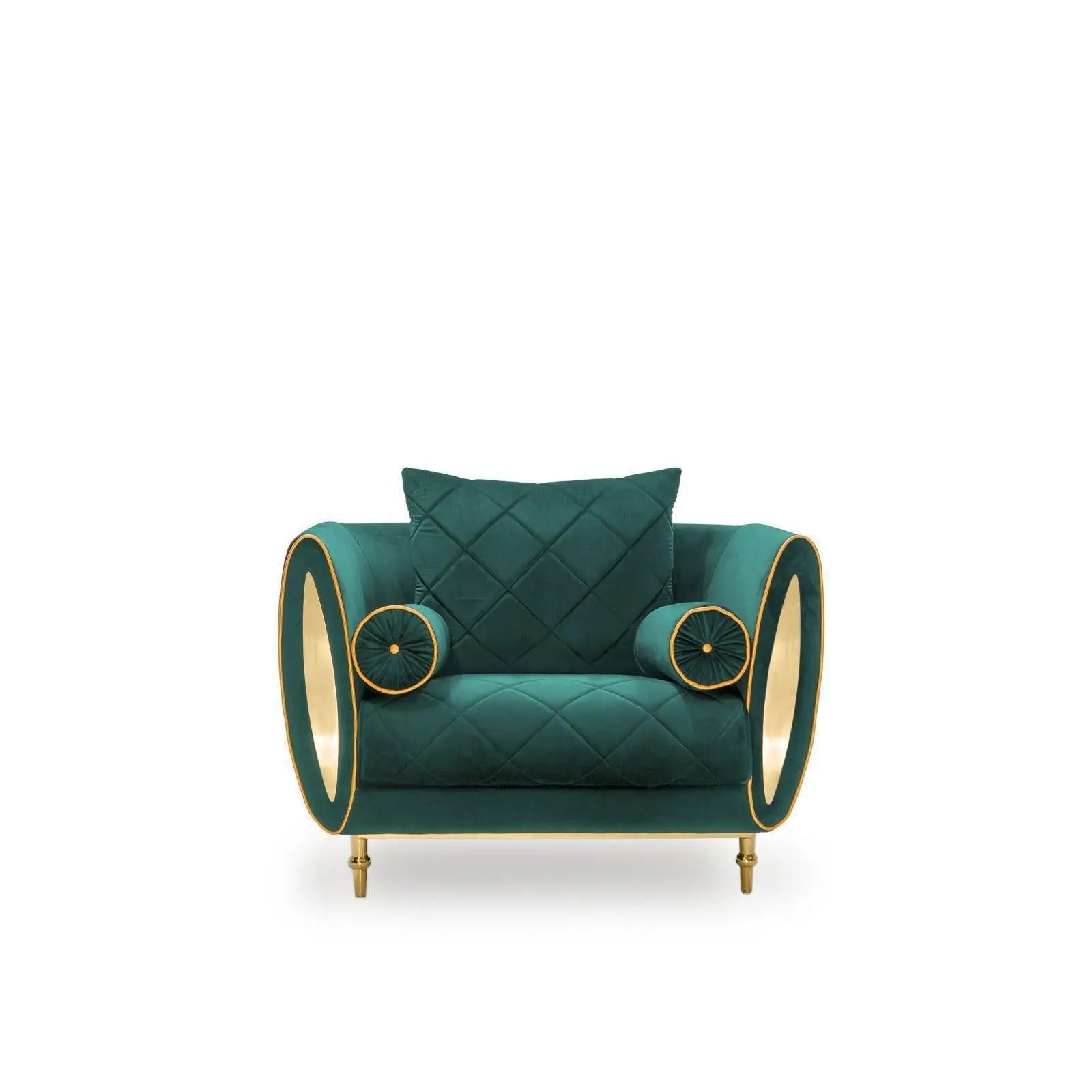 Cerchio Gold Green Roberto Grassie Sofa Set
