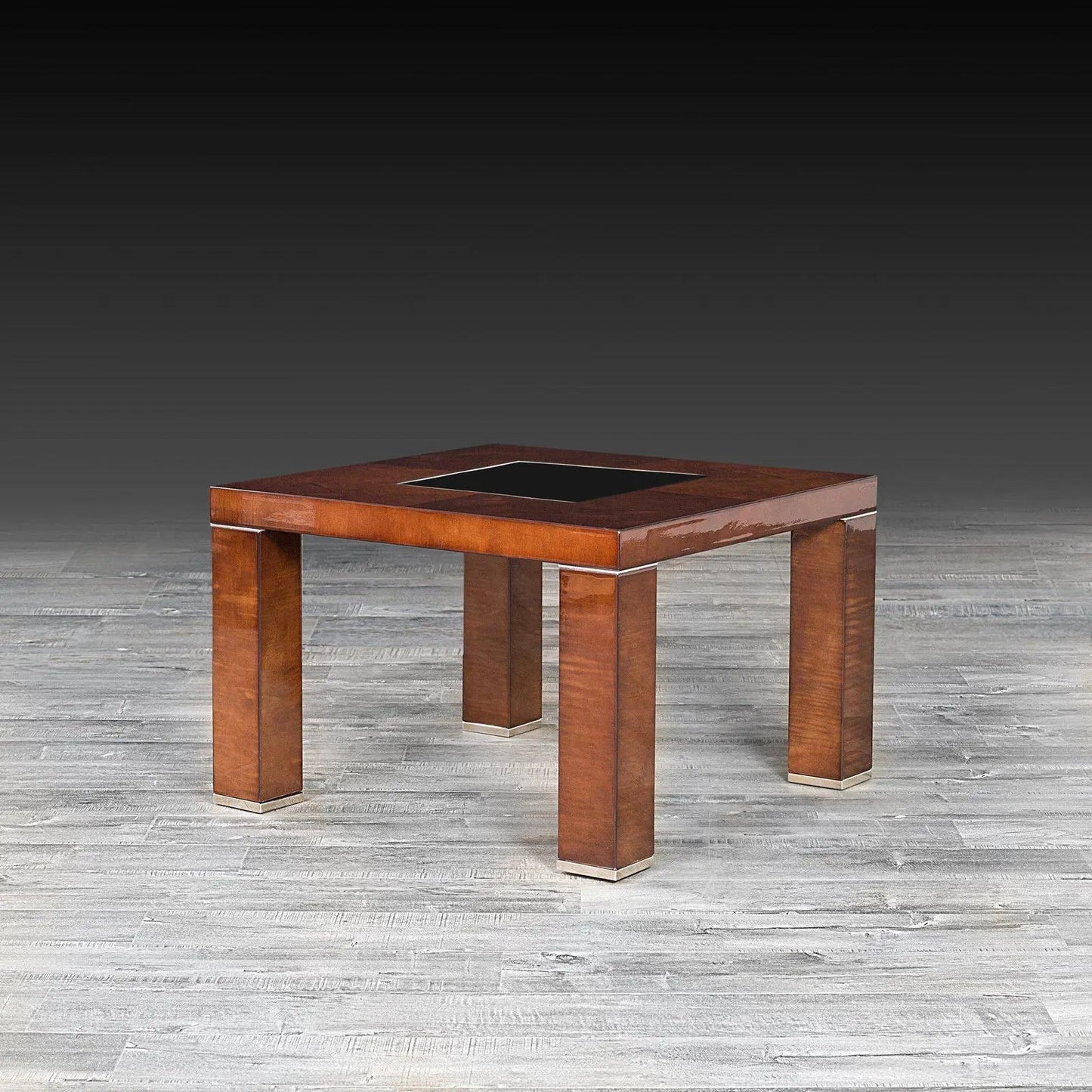 Demeter Glass Top End Table | Refined and Contemporary