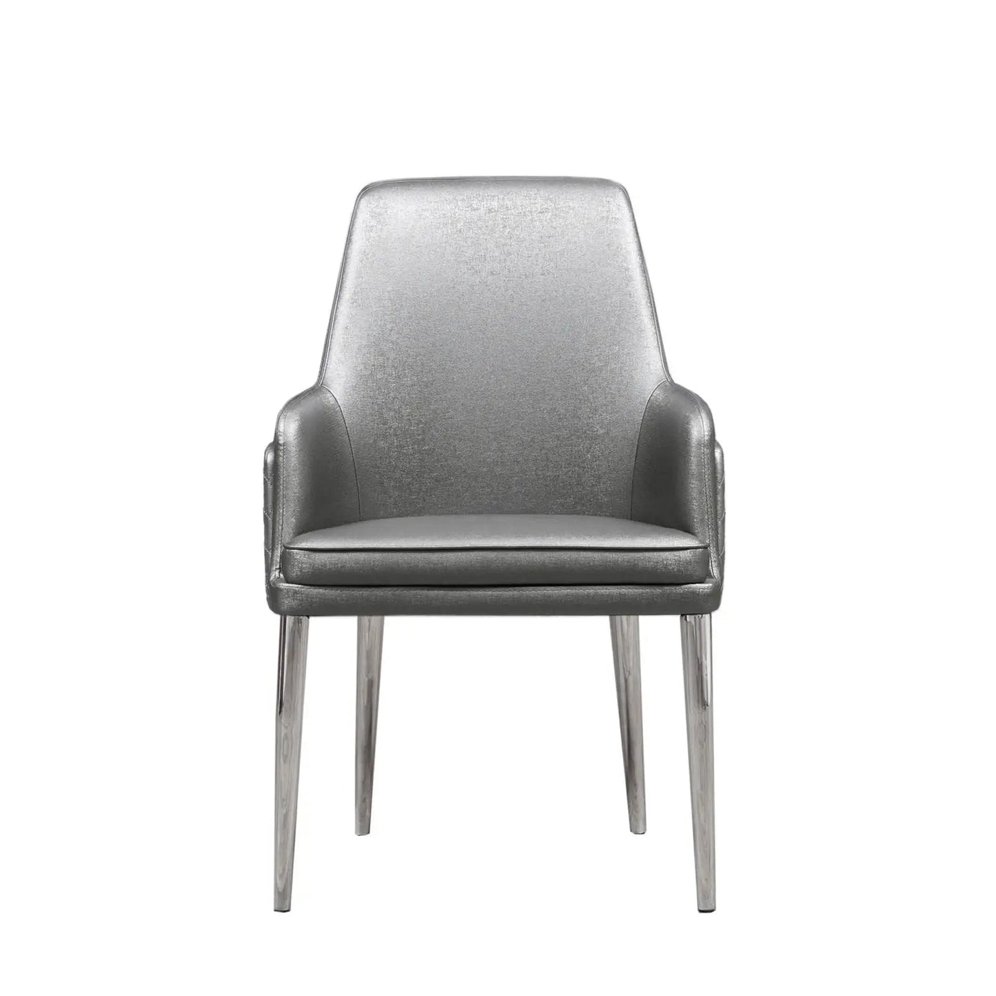 Vitali Silver Gray Contemporary Dining Chair