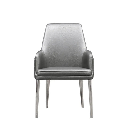 Vitali Silver Gray Contemporary Dining Chair