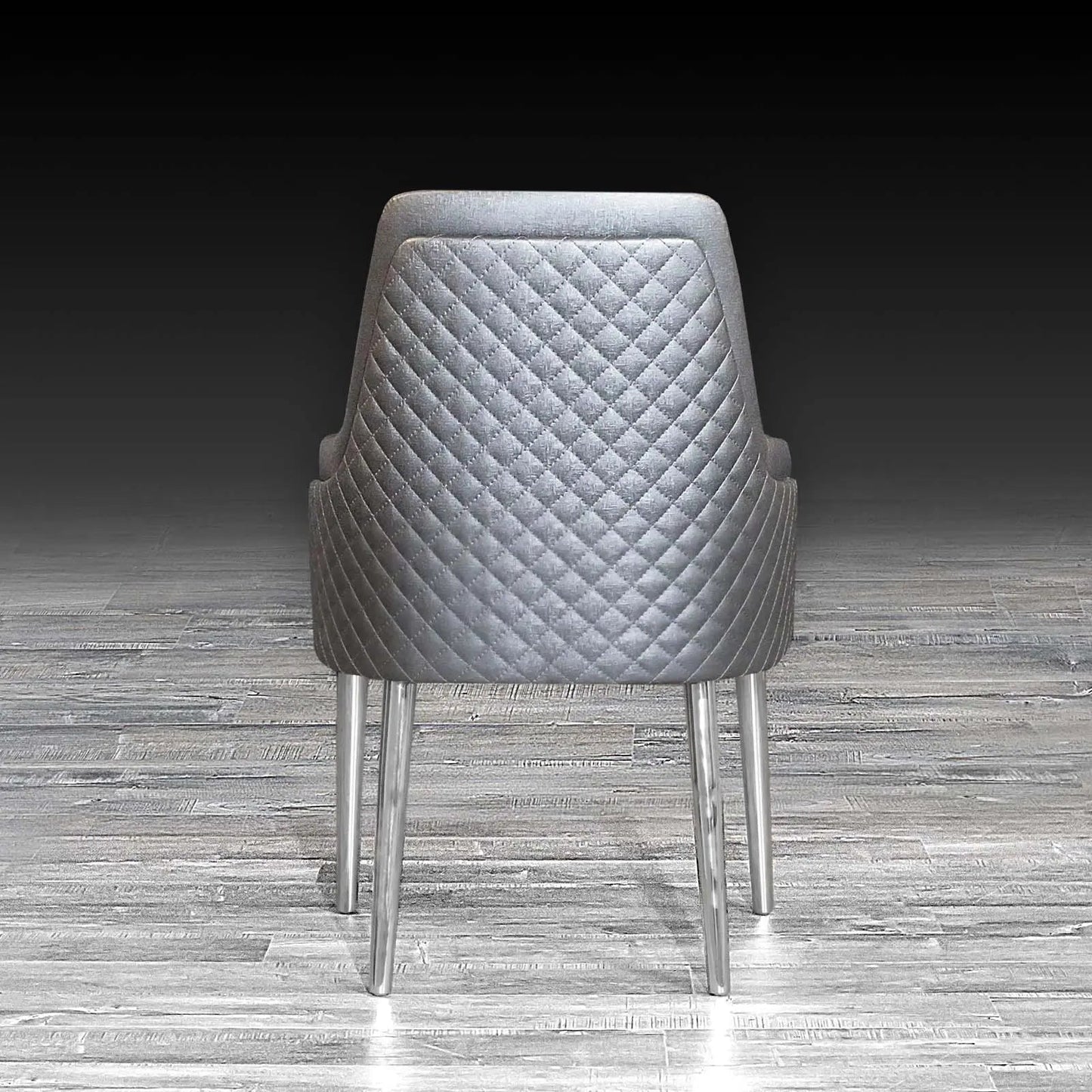 Vitali Silver Gray Contemporary Dining Chair