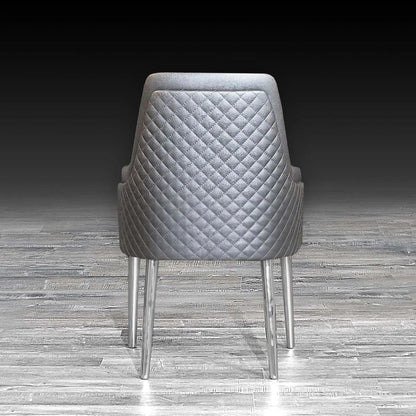 Vitali Silver Gray Contemporary Dining Chair