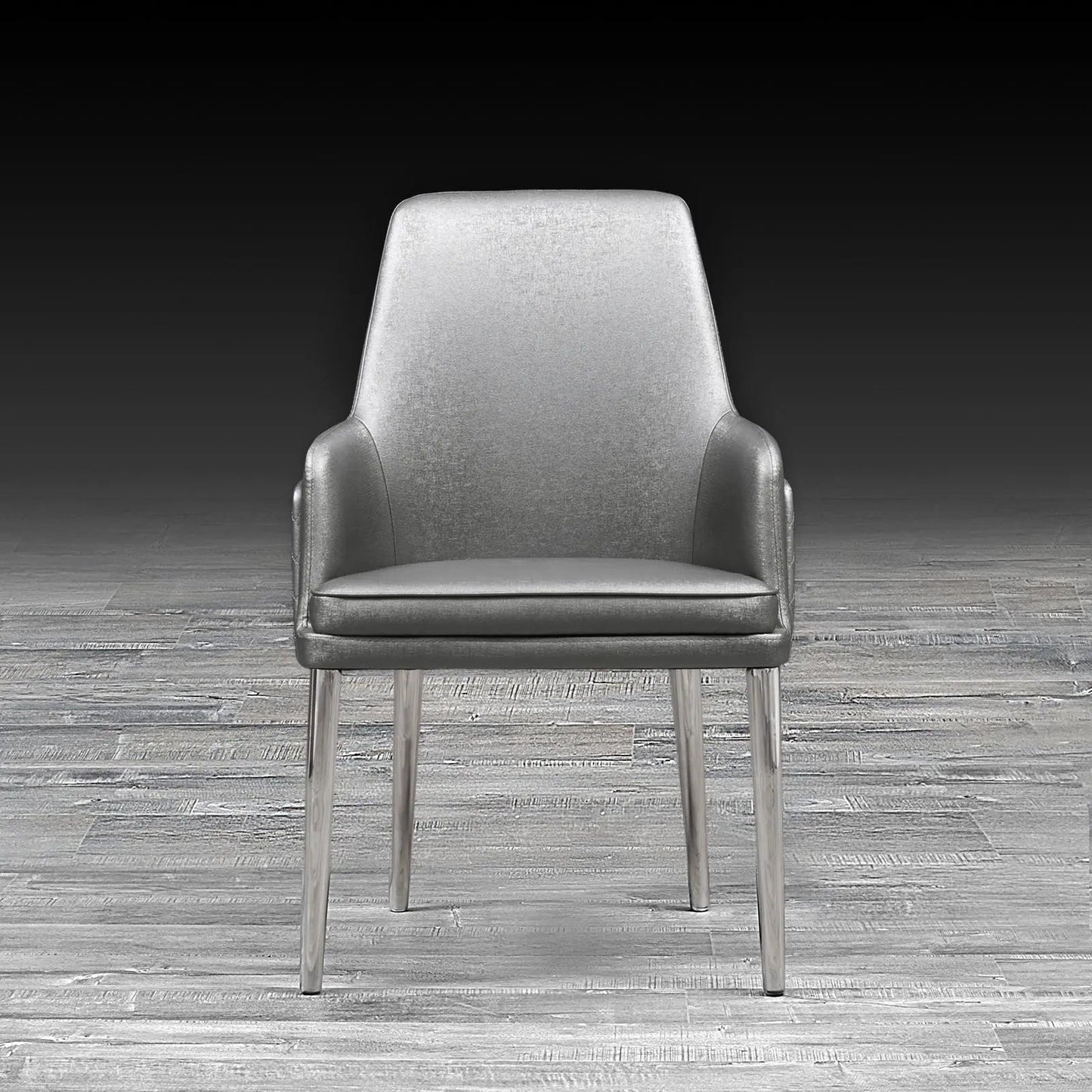 Vitali Silver Gray Contemporary Dining Chair