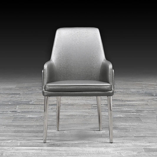 Vitali Silver Gray Contemporary Dining Chair