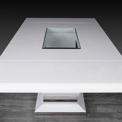Elegance Dining Table – White Finish