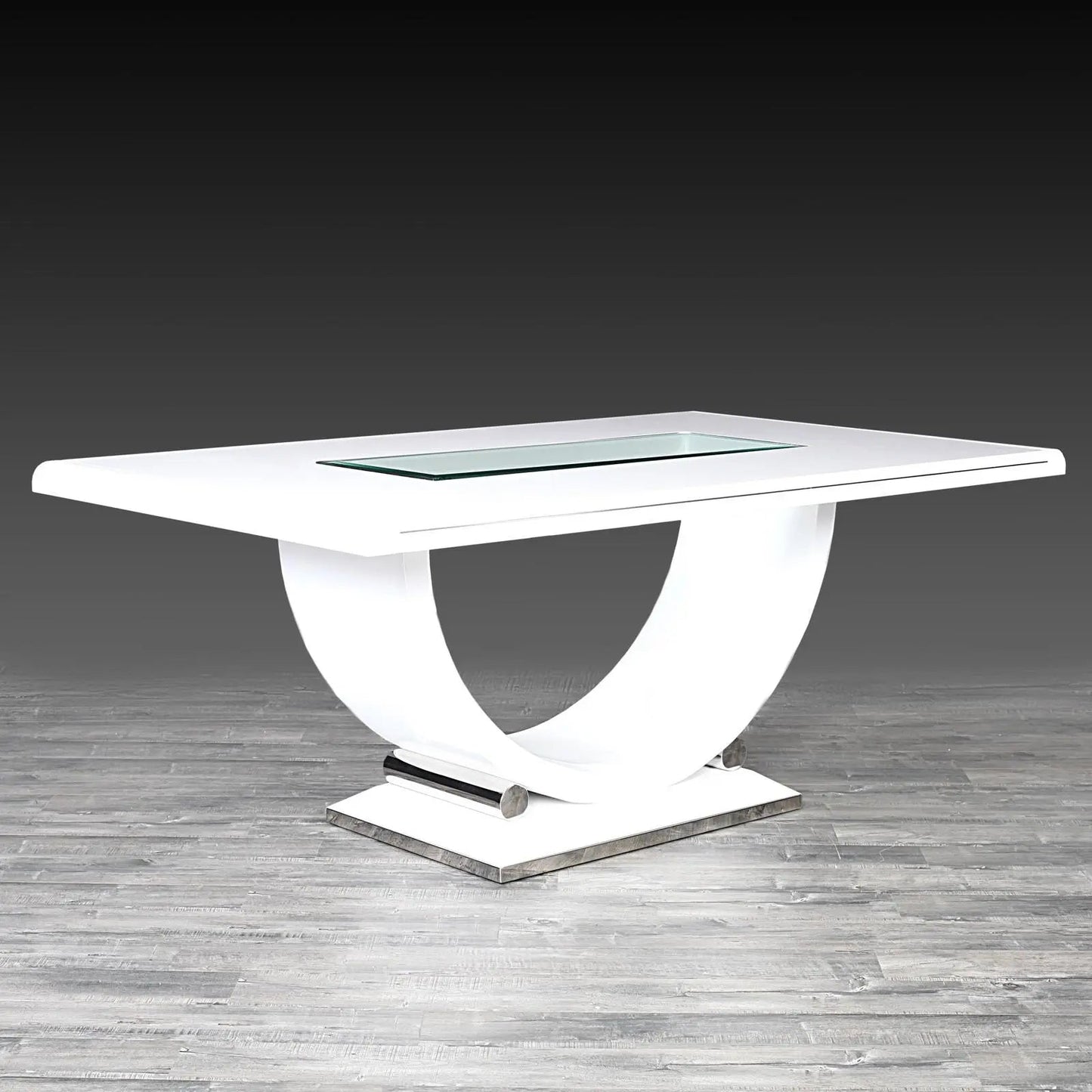 Elegance Dining Table – White Finish