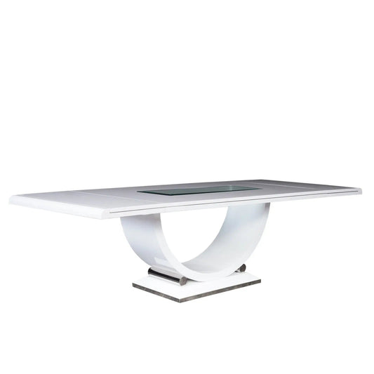 Elegance Dining Table – White Finish