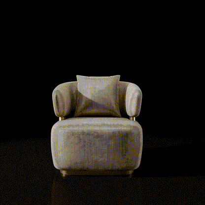 Emma Titanium Gold Sofa Set – Champagne