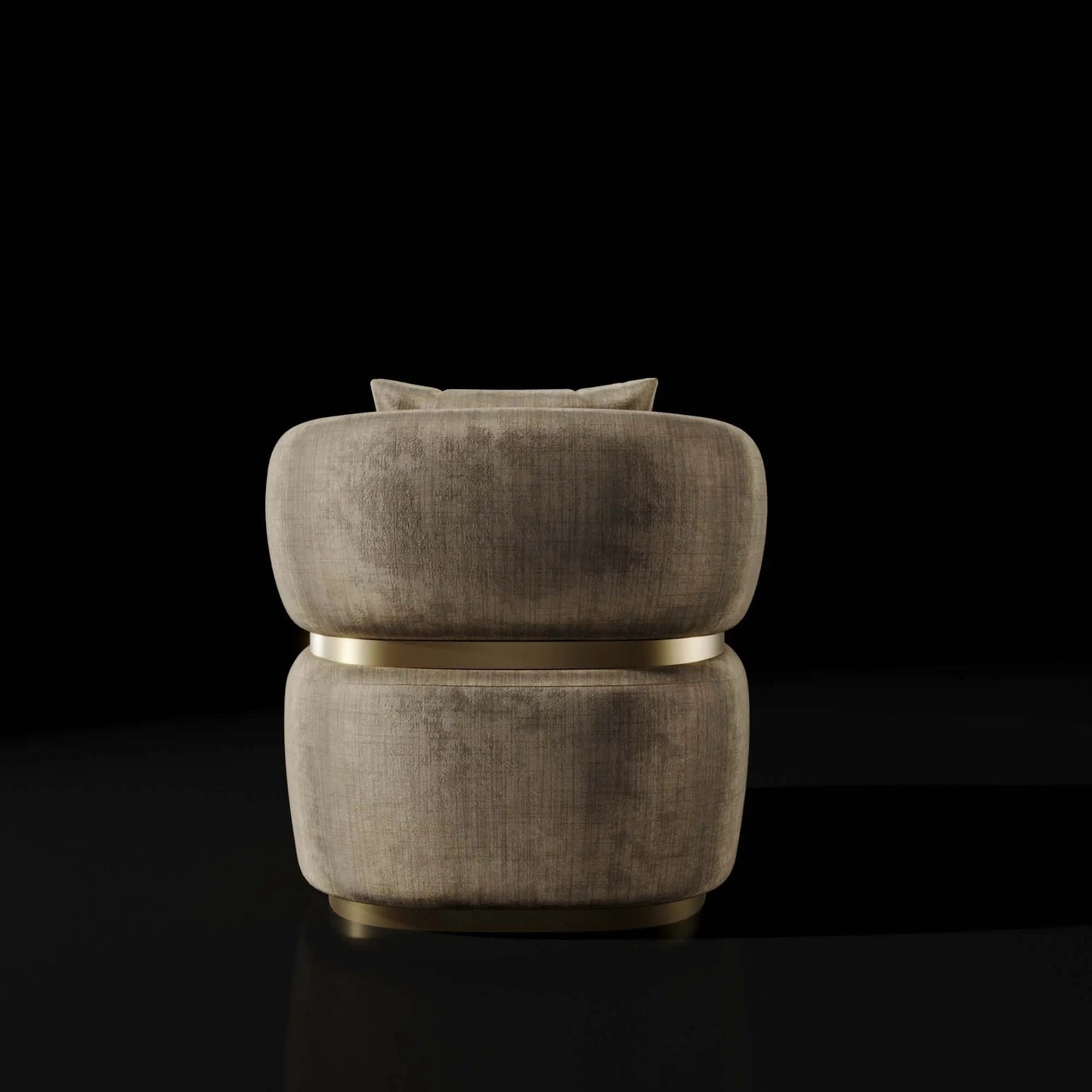 Emma Titanium Gold Sofa Set – Champagne