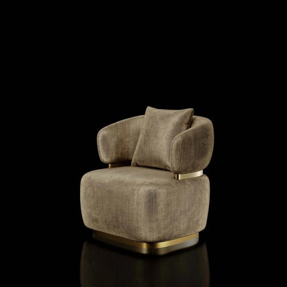 Emma Titanium Gold Sofa Set – Champagne