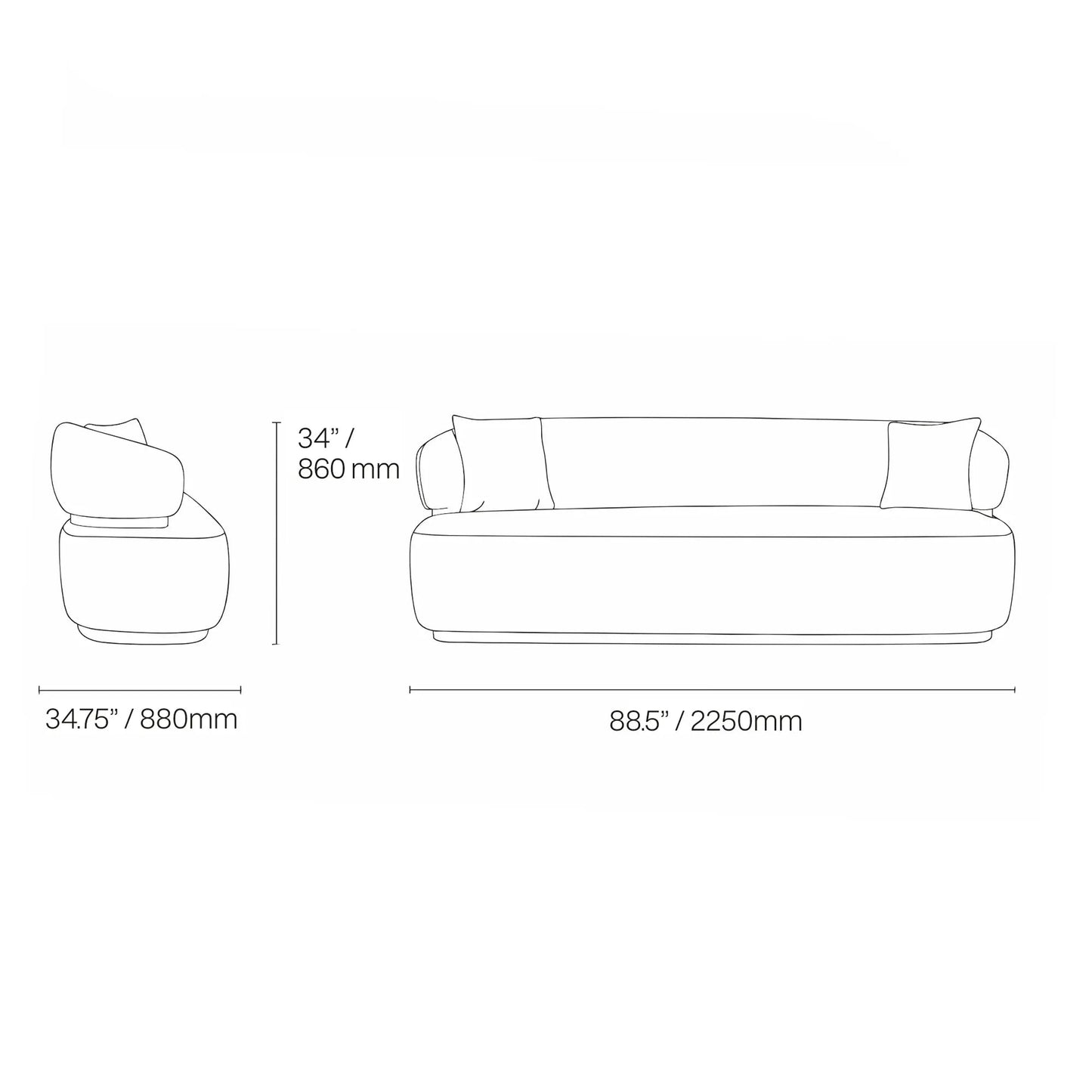 Emma Titanium Gold Sofa Set – Champagne