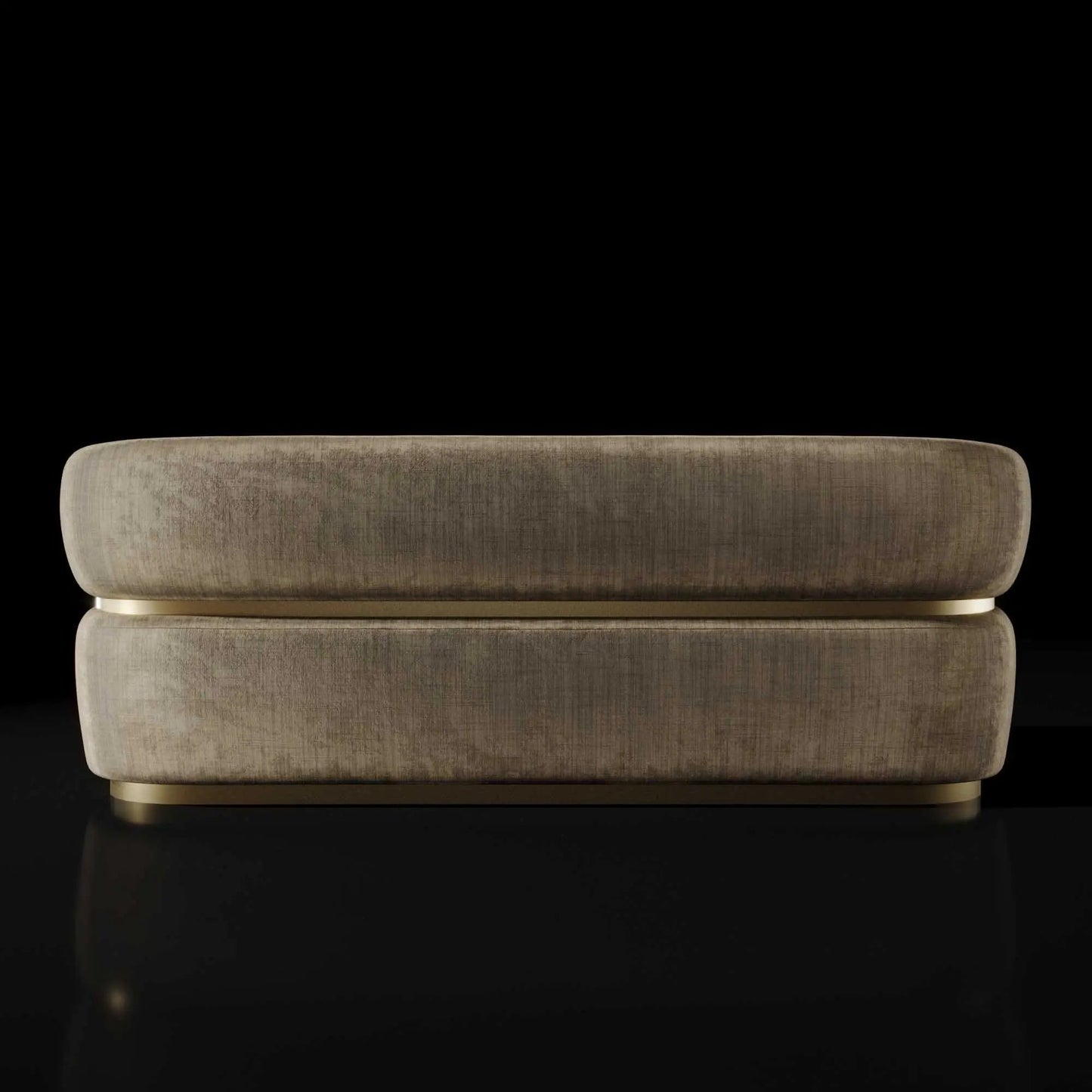 Emma Titanium Gold Sofa Set – Champagne