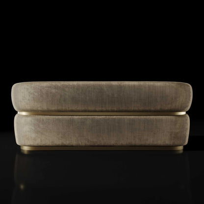 Emma Titanium Gold Sofa Set – Champagne