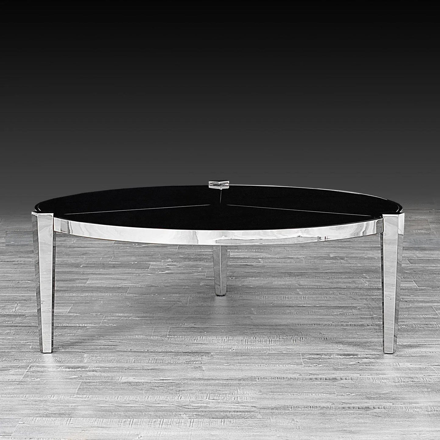 Enzo Round Silver Coffee Table for Modern Living