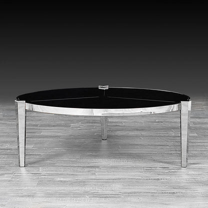 Enzo Round Silver Coffee Table for Modern Living