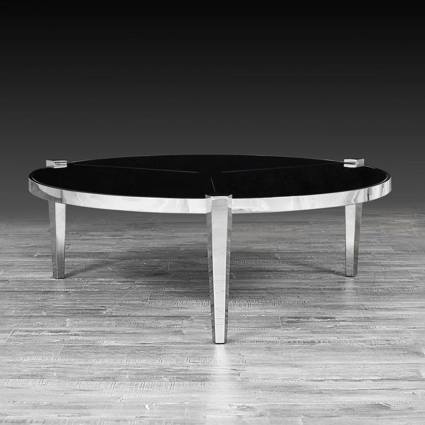 Enzo Round Silver Coffee Table for Modern Living