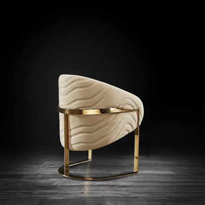Florence Champagne Gold Classic Dining Chair