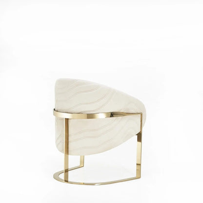 Florence Champagne Gold Classic Dining Chair