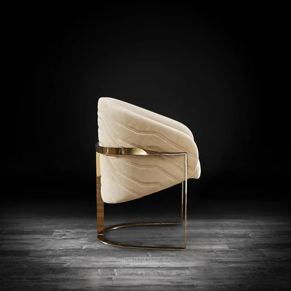 Florence Champagne Gold Classic Dining Chair