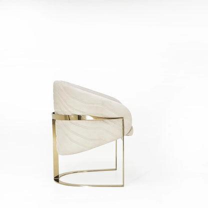 Florence Champagne Gold Classic Dining Chair