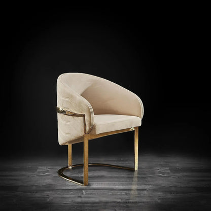 Florence Champagne Gold Classic Dining Chair