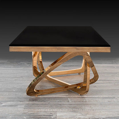 Flow Rose Gold Coffee Table for Chic Interiors