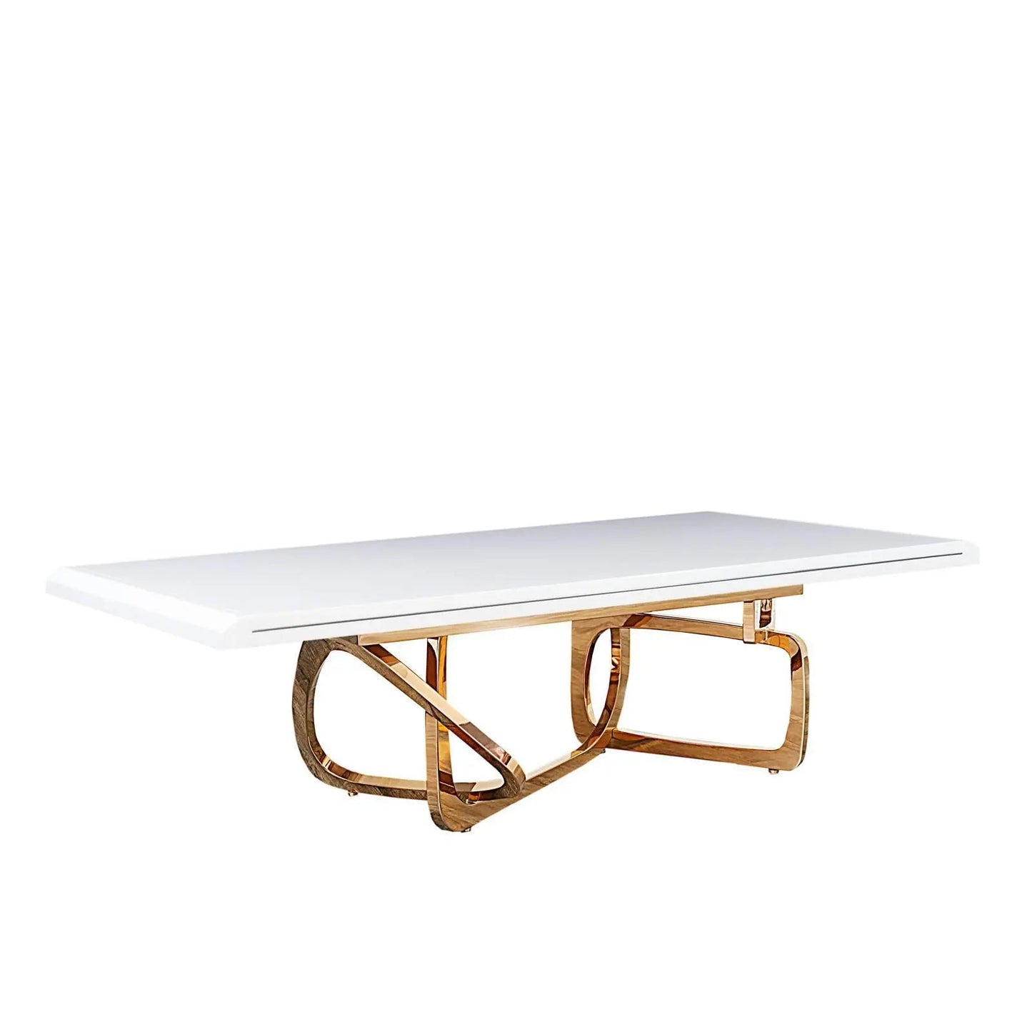 Flow Rose Gold Coffee Table for Chic Interiors