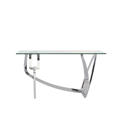 Flow Silver Console Table